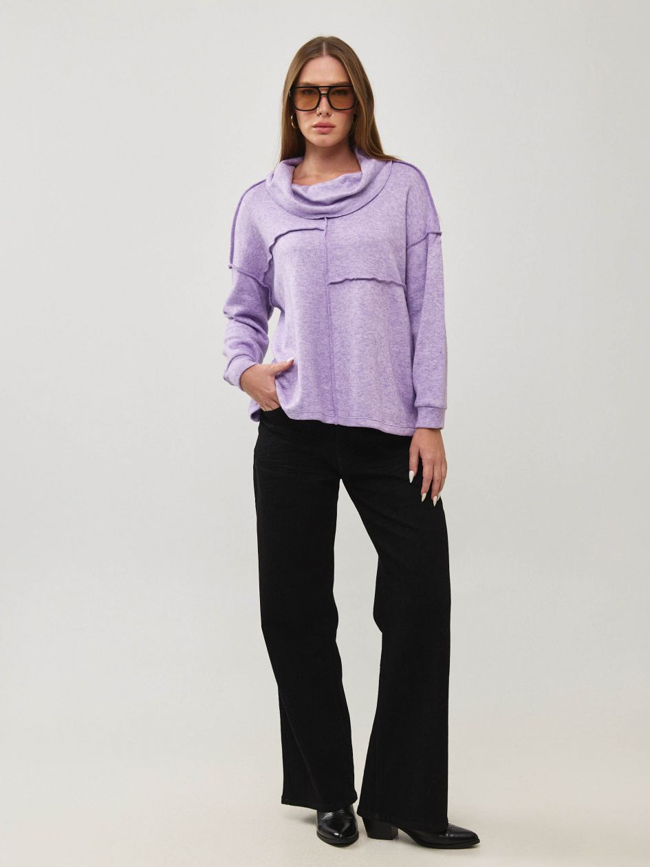 חולצה סריג צווארון